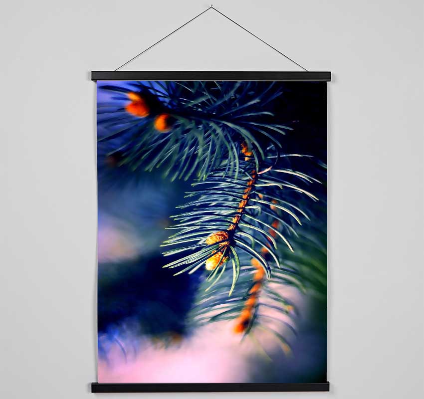 Fir Needles Macro Hanging Poster - Wallart-Direct UK