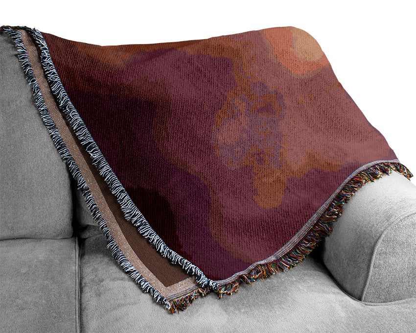 Stunning Dewdrop Haze Woven Blanket