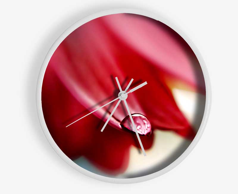 Drop On Flower Petal Clock - Wallart-Direct UK