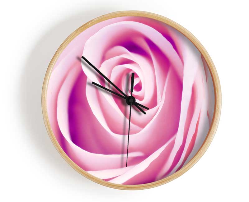 Delicate Rose Clock - Wallart-Direct UK