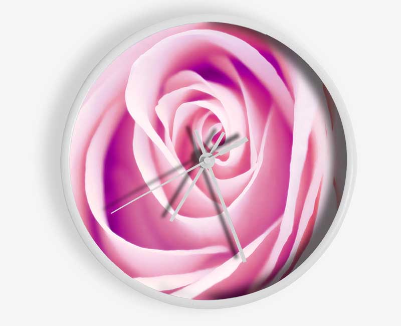 Delicate Rose Clock - Wallart-Direct UK