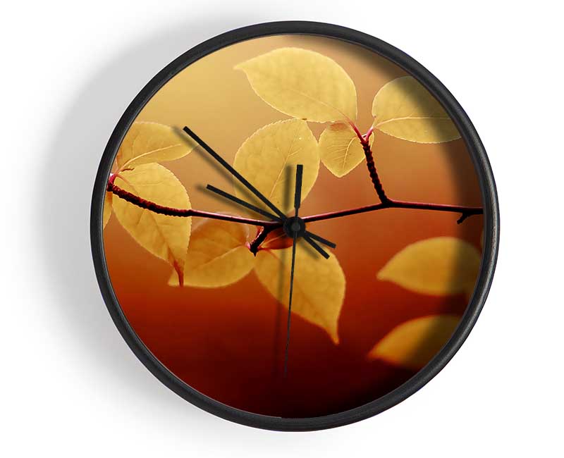 Branch Brown Clock - Wallart-Direct UK