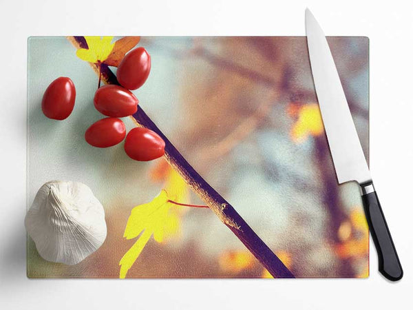 Autumn 2 Glass Chopping Board