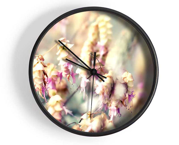 Wild Flowers In Spring Clock - Wallart-Direct UK