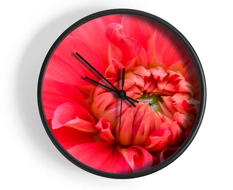 Delicate Pink Petal Head Clock - Wallart-Direct UK