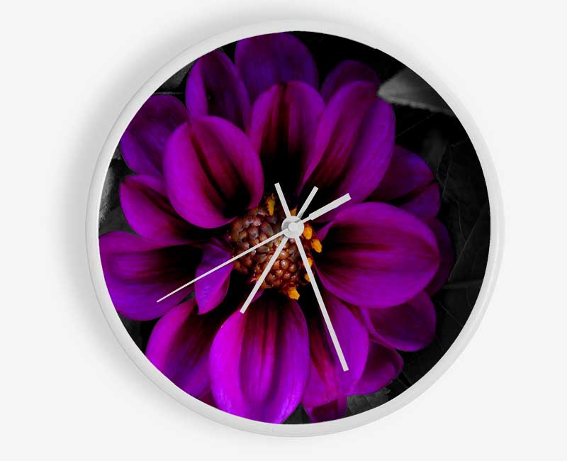 Fall Flower Clock - Wallart-Direct UK