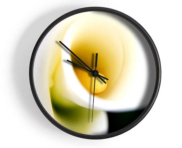 White Calla Lily Clock - Wallart-Direct UK