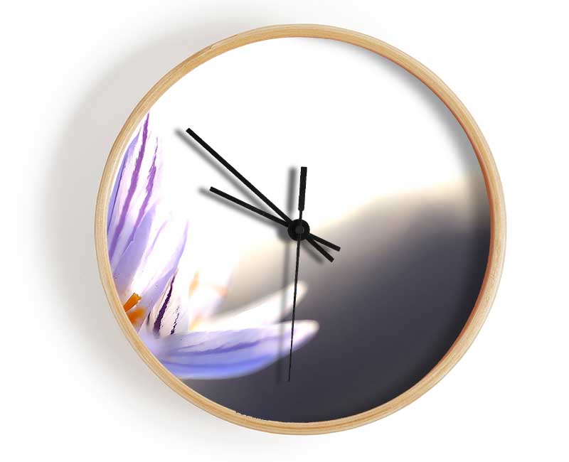 Spring Flowers Crocus Clock - Wallart-Direct UK