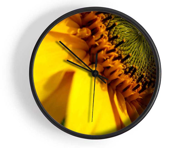 Sunflower Side Clock - Wallart-Direct UK