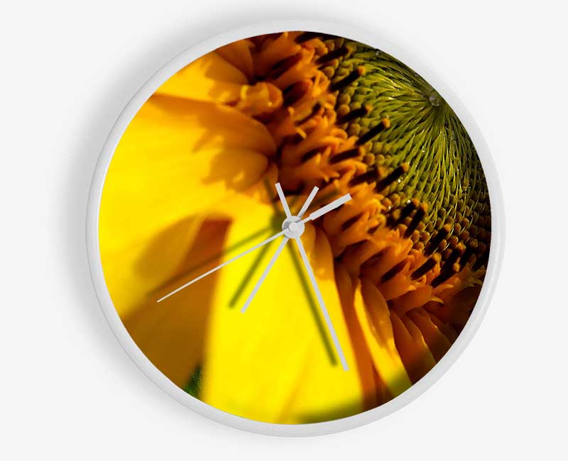 Sunflower Side Clock - Wallart-Direct UK