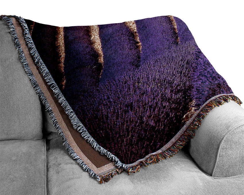 Lavender Field Woven Blanket