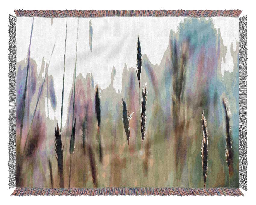 Soft Field Grass Woven Blanket