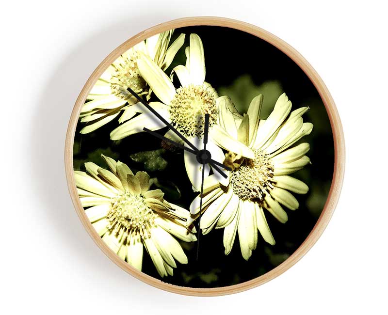 Sepia Beauty Clock - Wallart-Direct UK