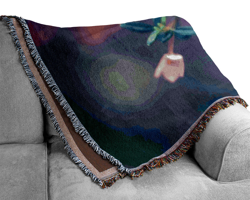 Four Petals Woven Blanket