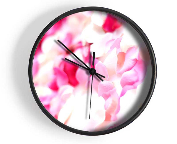 Pink Orchid Galour Clock - Wallart-Direct UK