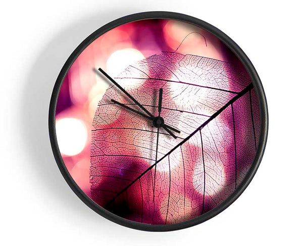 Sparkle Leaf Clock - Wallart-Direct UK