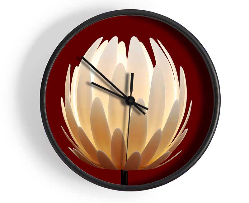 Glow Of The Flower Clock - Wallart-Direct UK