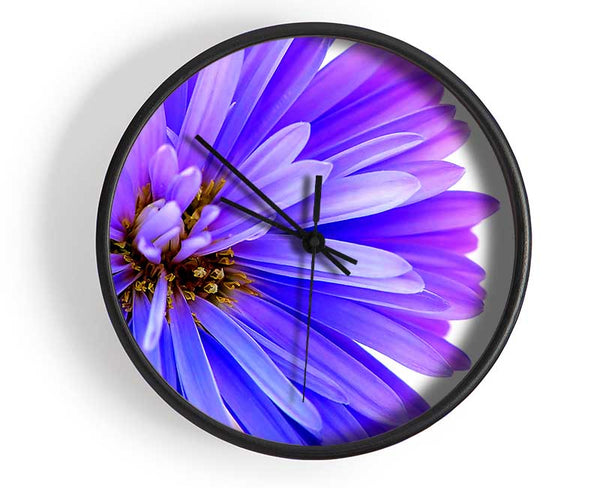 Soft Purple Petals Clock - Wallart-Direct UK