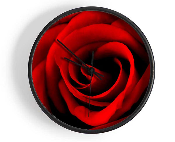 Red Rose Beauty Clock - Wallart-Direct UK