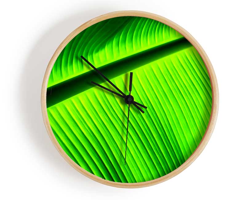 Light Of The Green Leaf Clock - Wallart-Direct UK