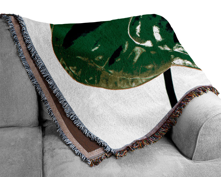 Anthurium Flower Woven Blanket