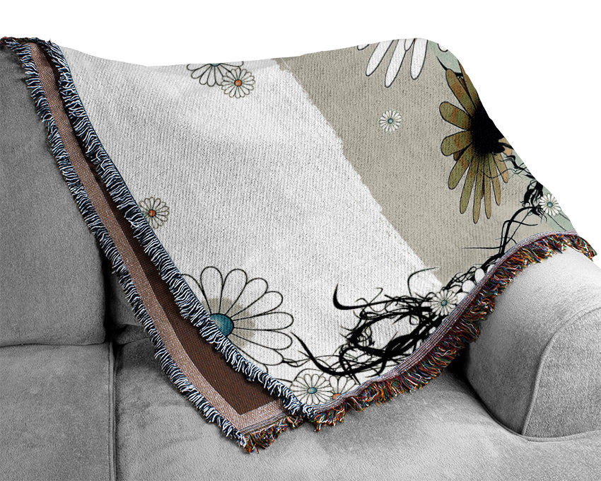 Daisy Chain Skies Woven Blanket