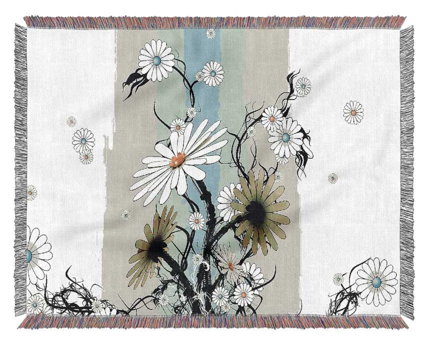 Daisy Chain Skies Woven Blanket