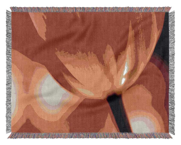 The Energy Of A Tulip Woven Blanket