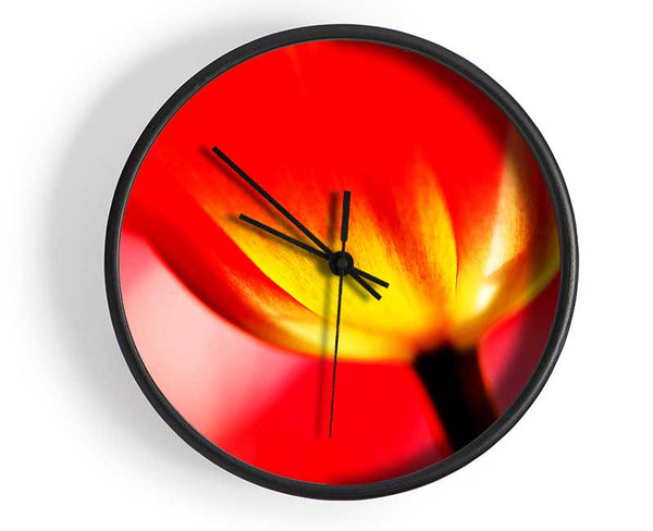 The Energy Of A Tulip Clock - Wallart-Direct UK