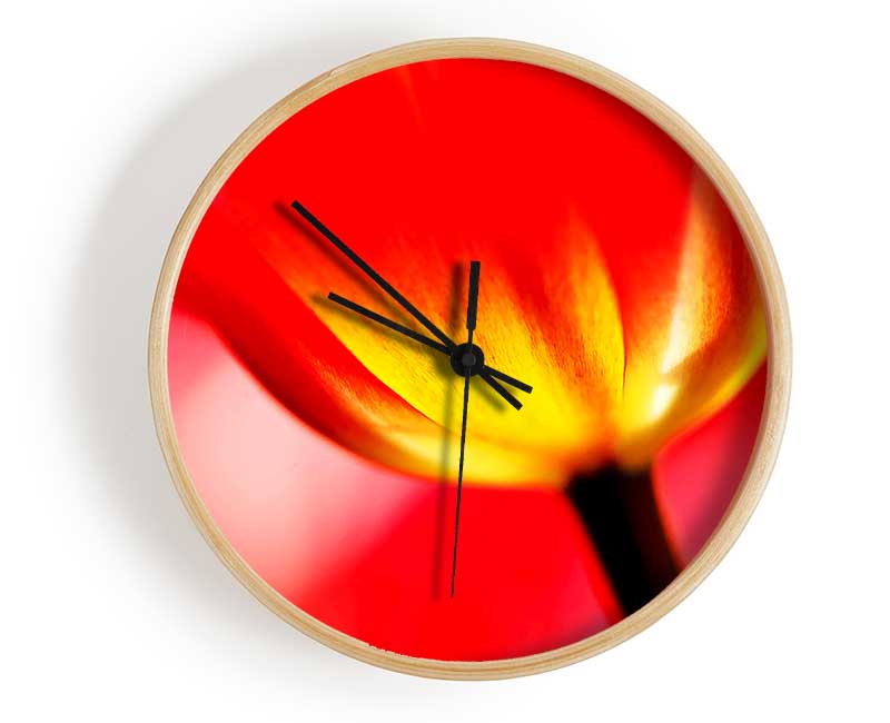 The Energy Of A Tulip Clock - Wallart-Direct UK