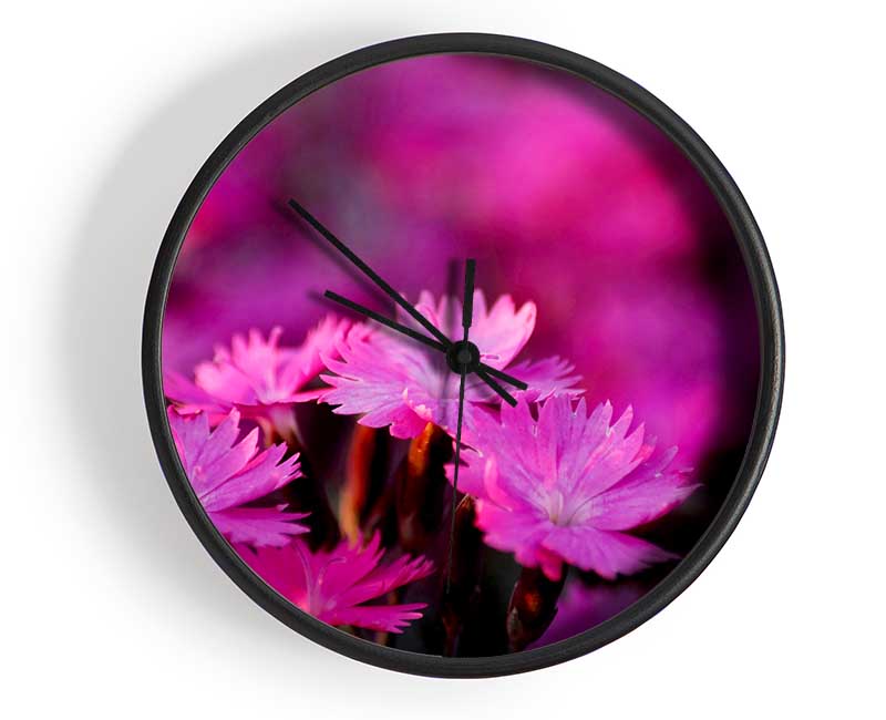 Pink Petal Beauty Clock - Wallart-Direct UK