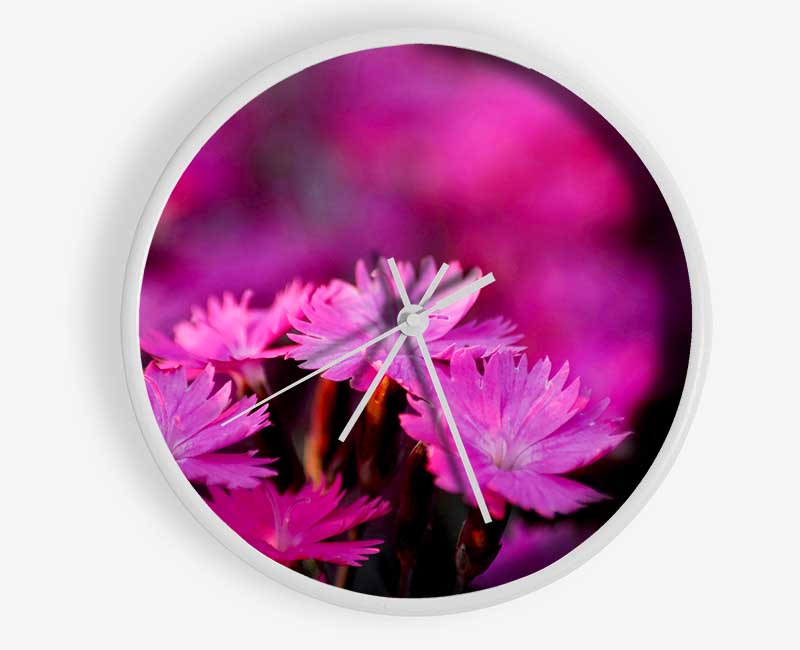 Pink Petal Beauty Clock - Wallart-Direct UK