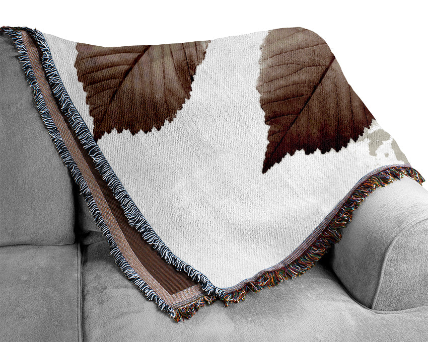 Cocoa Leaves Woven Blanket