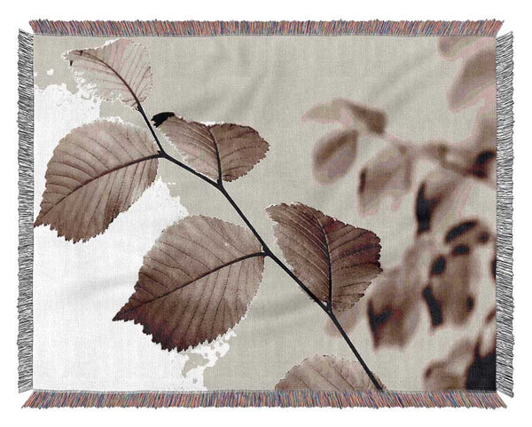 Cocoa Leaves Woven Blanket