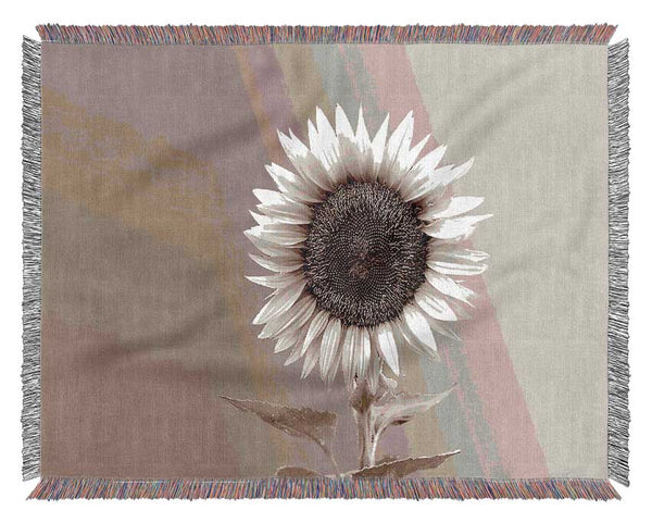 Sunflower Chocolate Woven Blanket