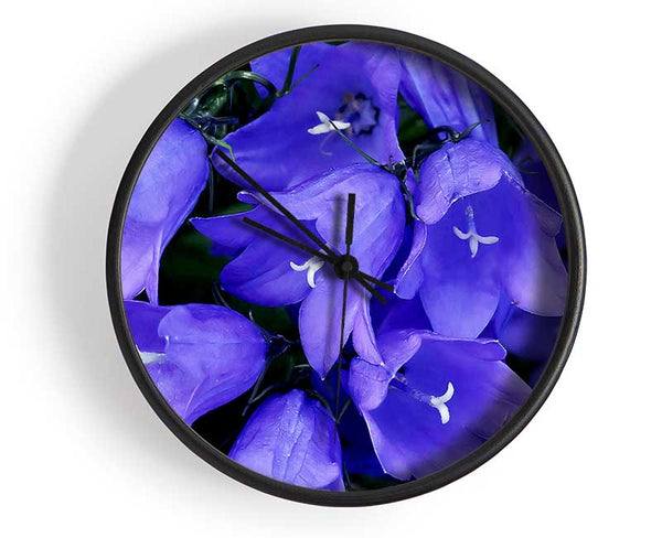 Purple Bluebells Clock - Wallart-Direct UK