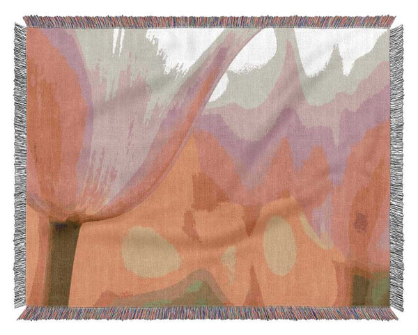 Close-Up Soft Heaven Tulip Woven Blanket