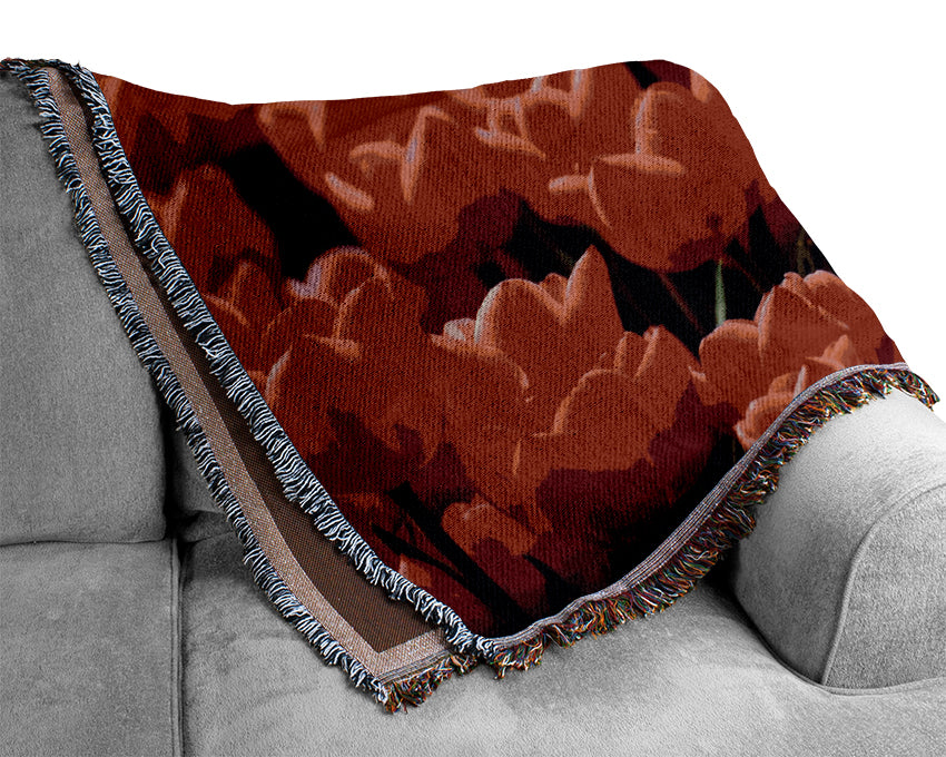 Tulips Strenth Woven Blanket