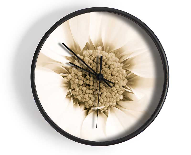 White Petal Heaven Clock - Wallart-Direct UK