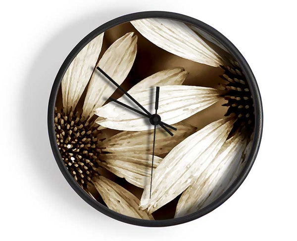 Sun Flower Duo Clock - Wallart-Direct UK