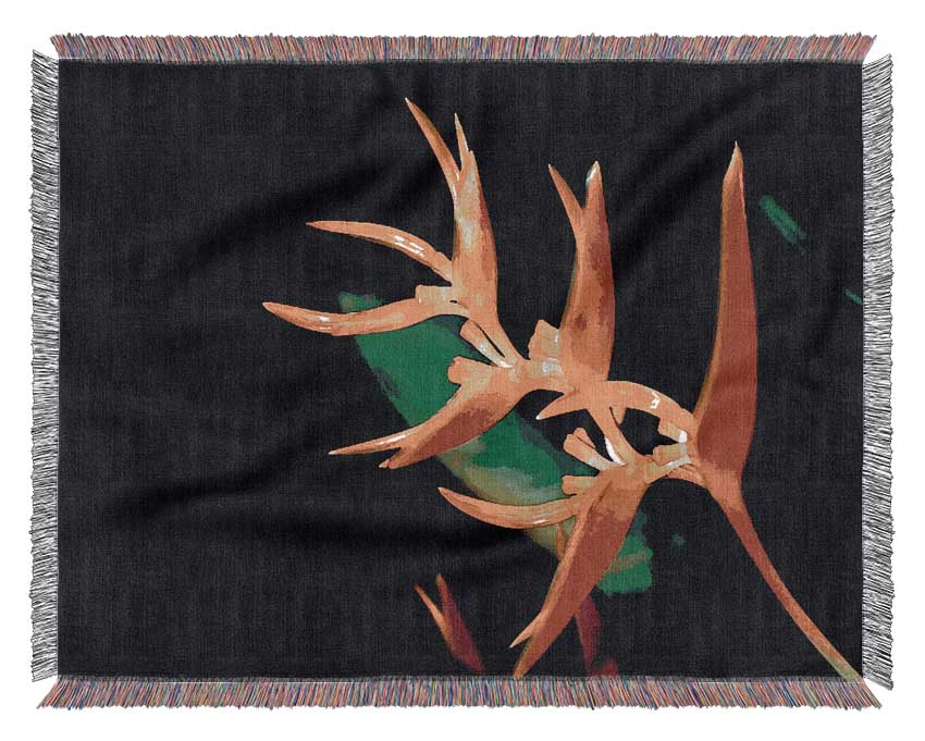 Bird Of Paradise In Sunlight Woven Blanket