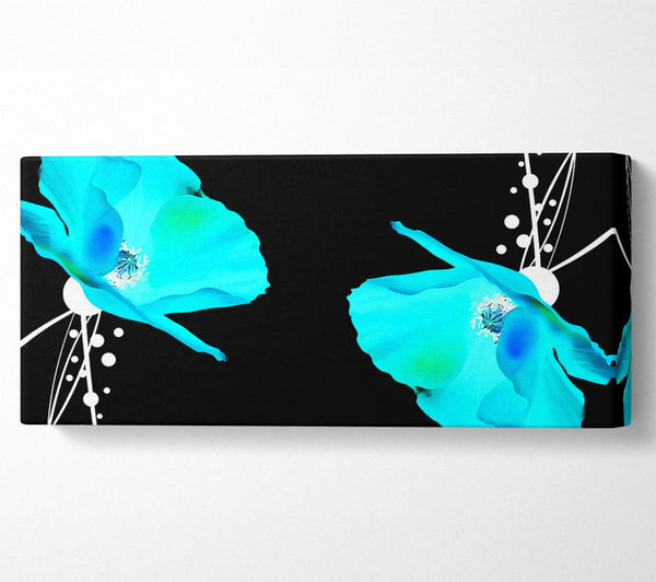 Blue Poppy Abstract