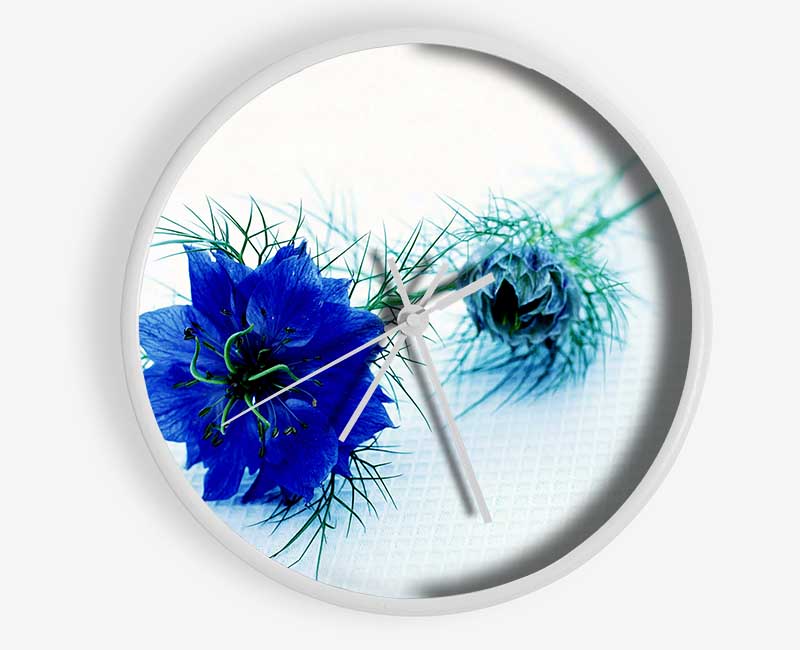 Blue Passion Clock - Wallart-Direct UK