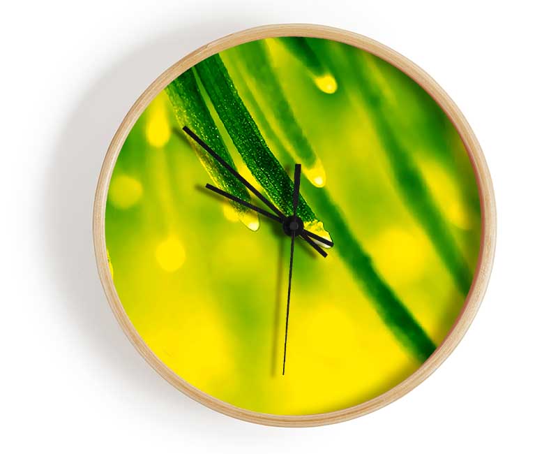 Energy Of A Plant Clock - Wallart-Direct UK