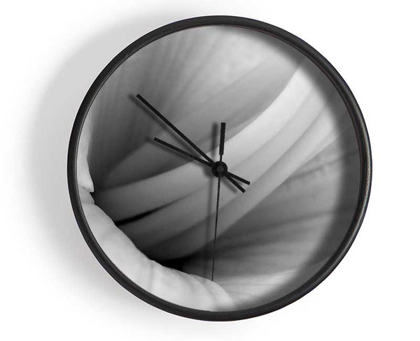 Soft Centre B n W Clock - Wallart-Direct UK