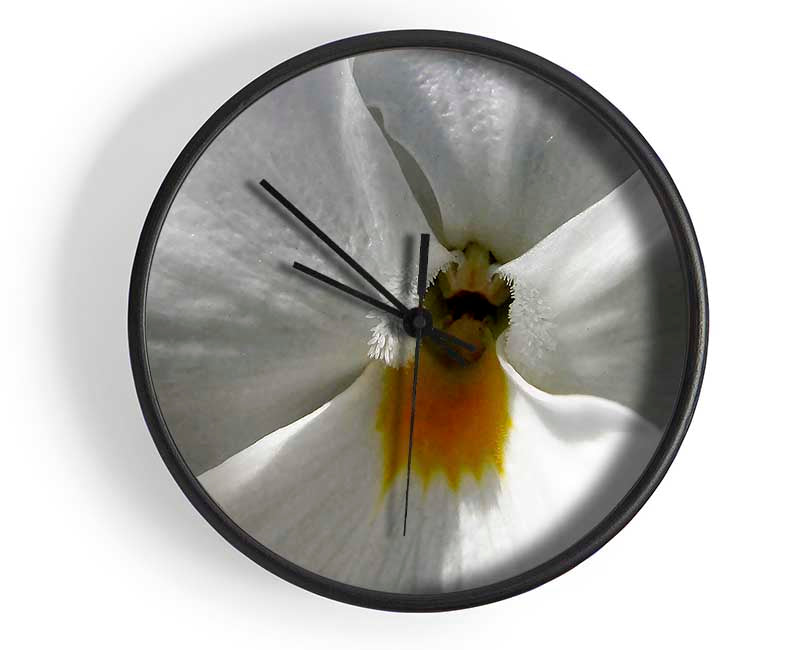 Just A Hint Of Yellow Clock - Wallart-Direct UK