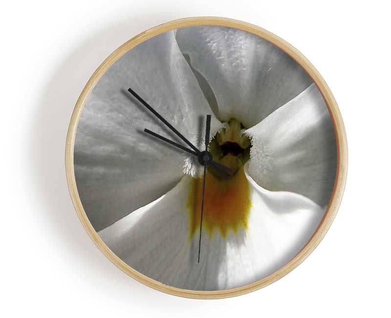 Just A Hint Of Yellow Clock - Wallart-Direct UK