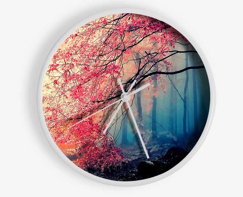 Jungle Forest In Japan Clock - Wallart-Direct UK