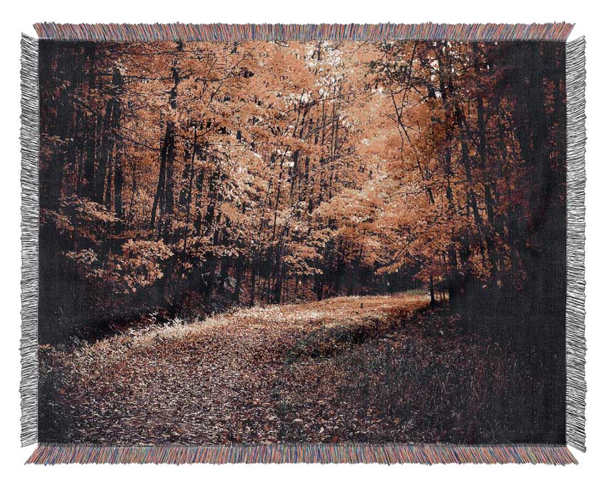 Forest Road Woven Blanket