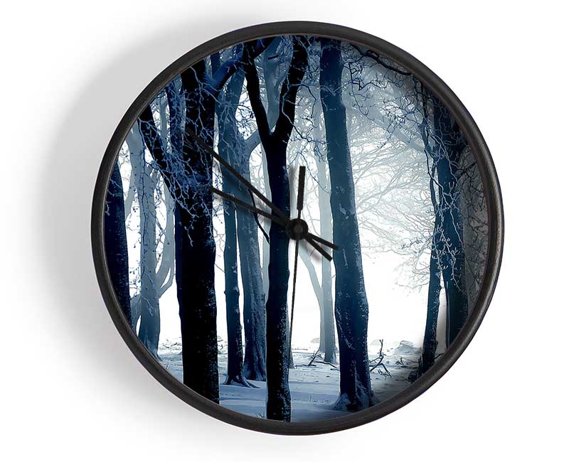 Cold Day Clock - Wallart-Direct UK